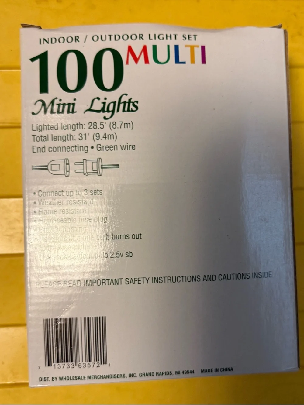 Multi Color 100 Mini Indoor/Outdoor Lights